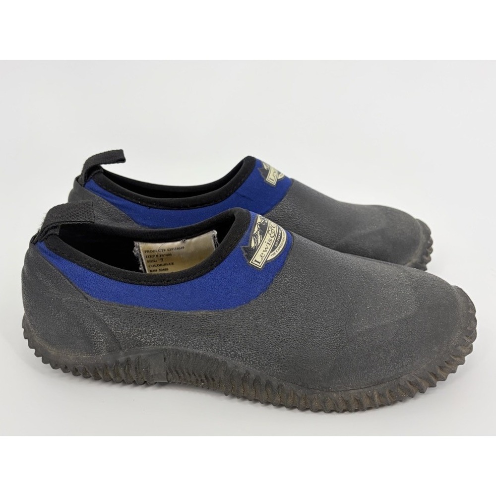 Lewis and Clark Shoes Women's Size 7 Waterproof Muck Shoes Slip On Rubber